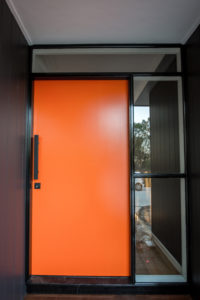 orange door